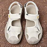 Comfortabele antislip leren sandalen voor heren – Ideaal voor senioren