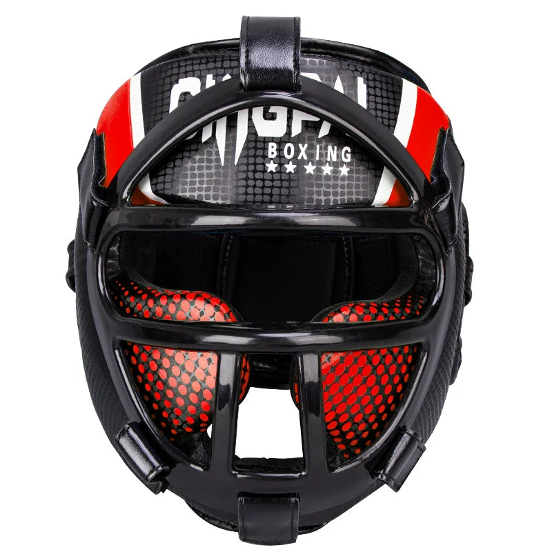 Premium Hoofdbescherming met Gezichtsmasker - FightGuard