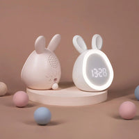 Kinderwekker in Konijnvorm met LED Nachtlamp - BunniGlow