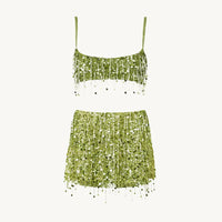 Bikini Set met Pailletten en Franjes – Riviera