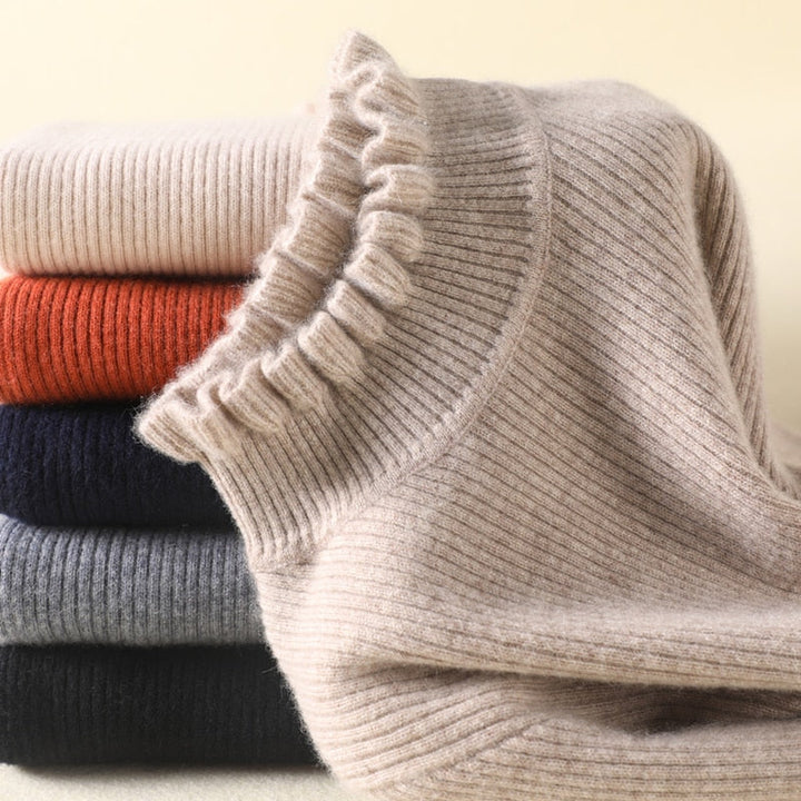 Comfortabele Kasjmier Dames Coltrui - Aurélie