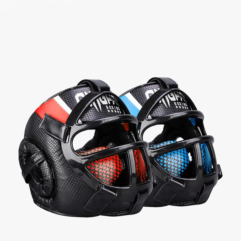Premium Hoofdbescherming met Gezichtsmasker - FightGuard