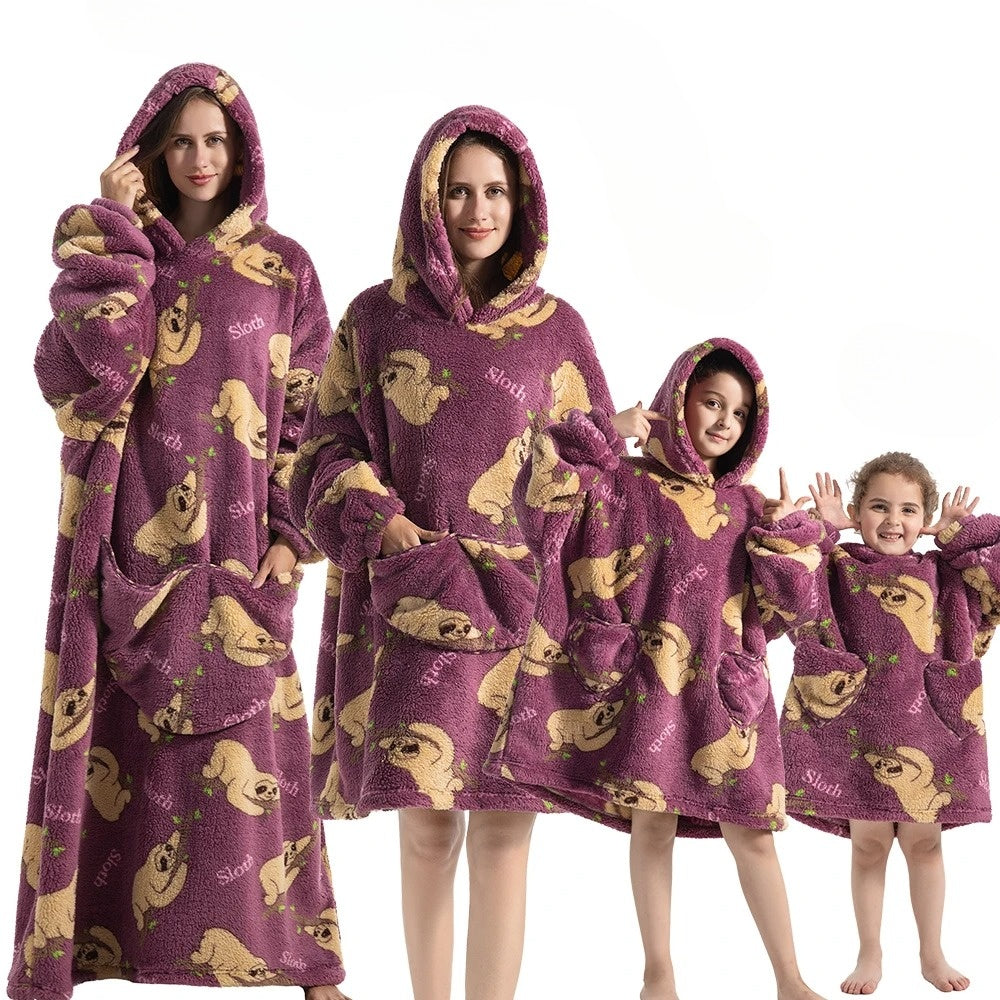 Hoodie-Deken voor Herfst Gezelligheid – SpookySnuggle