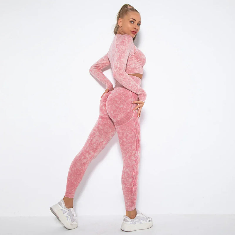 Naadloze Dames Yoga Set met Cropped Top - Nova