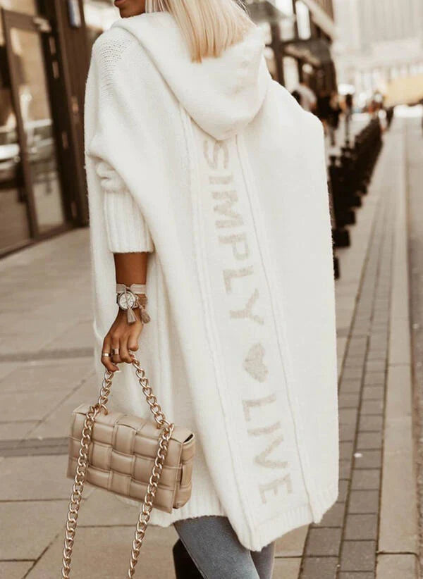 Trendy Oversized Damesvest - Amelie