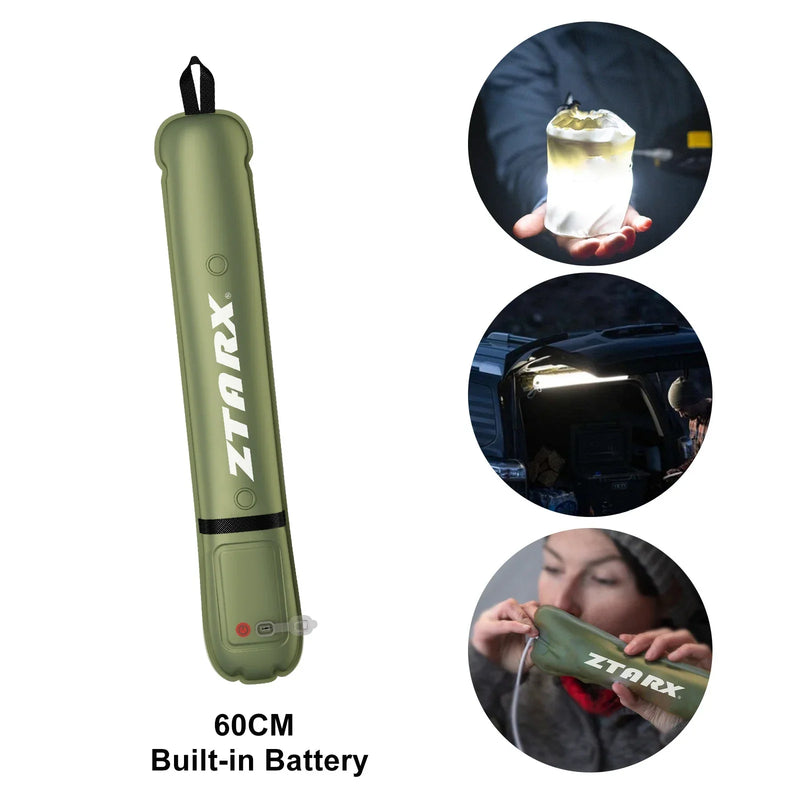 Opblaasbare Solar LED Buislamp - LumiGlow Pro