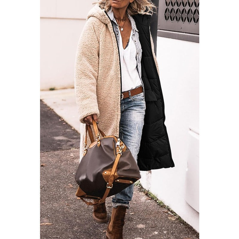 Trendy Dubbelzijdige Dames Winterjas - Sofia