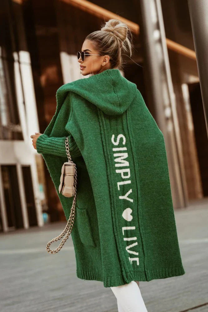 Trendy Oversized Damesvest - Amelie
