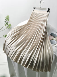 Trendy Hoge Taille Plissérok - Sofia