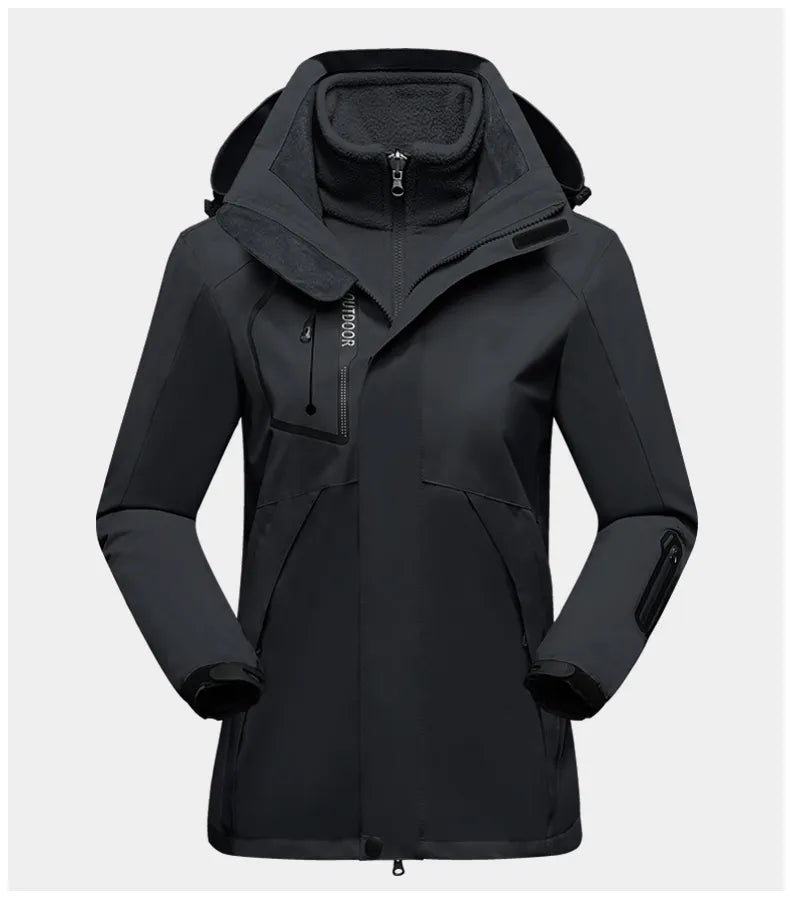 3-in-1 Outdoor Beschermjack voor Vrouwen - Luna