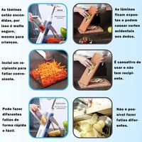 Veilige 5-in-1 Groentesnijder (1+1 gratis) - VeggieChop Pro