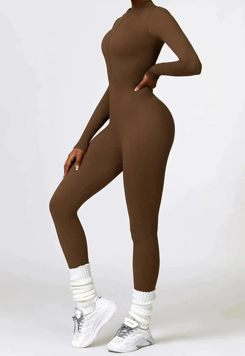 Luxe Full-Body Romper met Lange Mouwen - Lisa