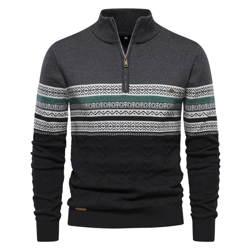 Premium Retro-Patroon Trui - Leo