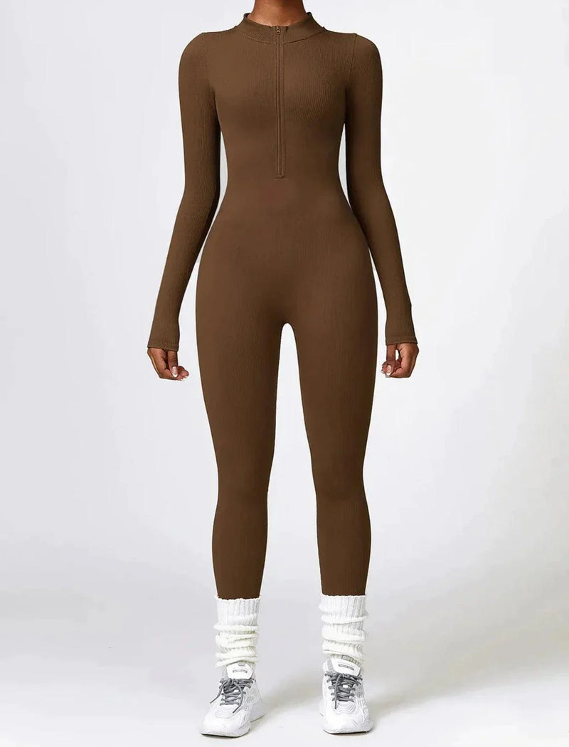 Luxe Full-Body Romper met Lange Mouwen - Lisa