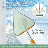 Zelfroterende Platte Dweil met Emmer - SpinMop