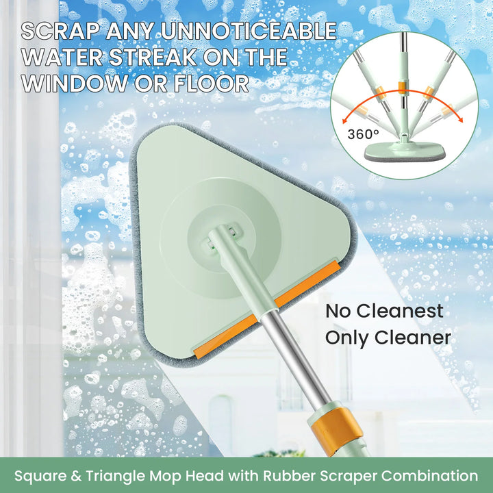 Zelfroterende Platte Dweil met Emmer - SpinMop