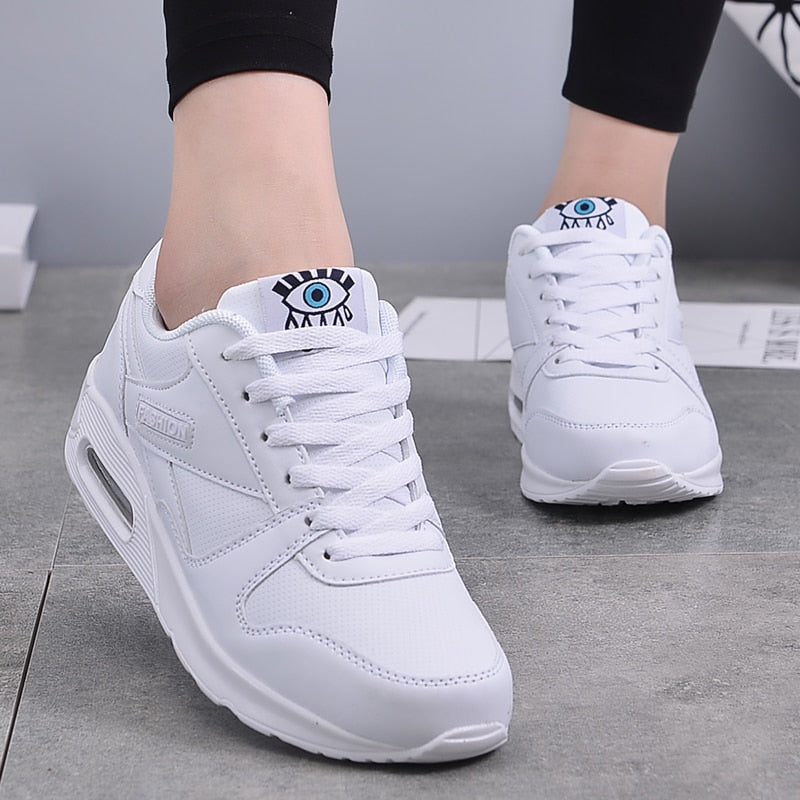 Stijlvolle Vegan Leren Dames Sneakers - Valencia