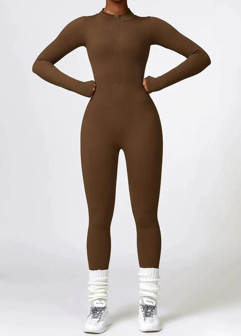 Luxe Full-Body Romper met Lange Mouwen - Lisa
