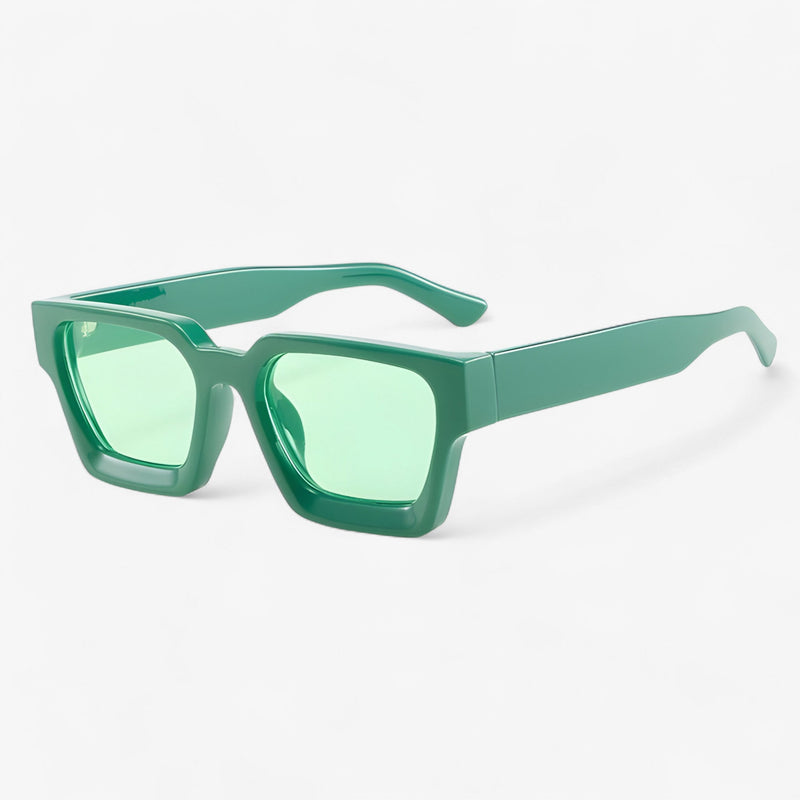 Retro Heren Vierkante Zonnebril - Calven