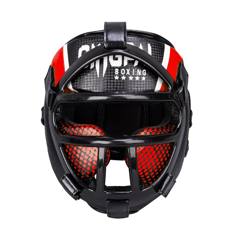 Premium Hoofdbescherming met Gezichtsmasker - FightGuard
