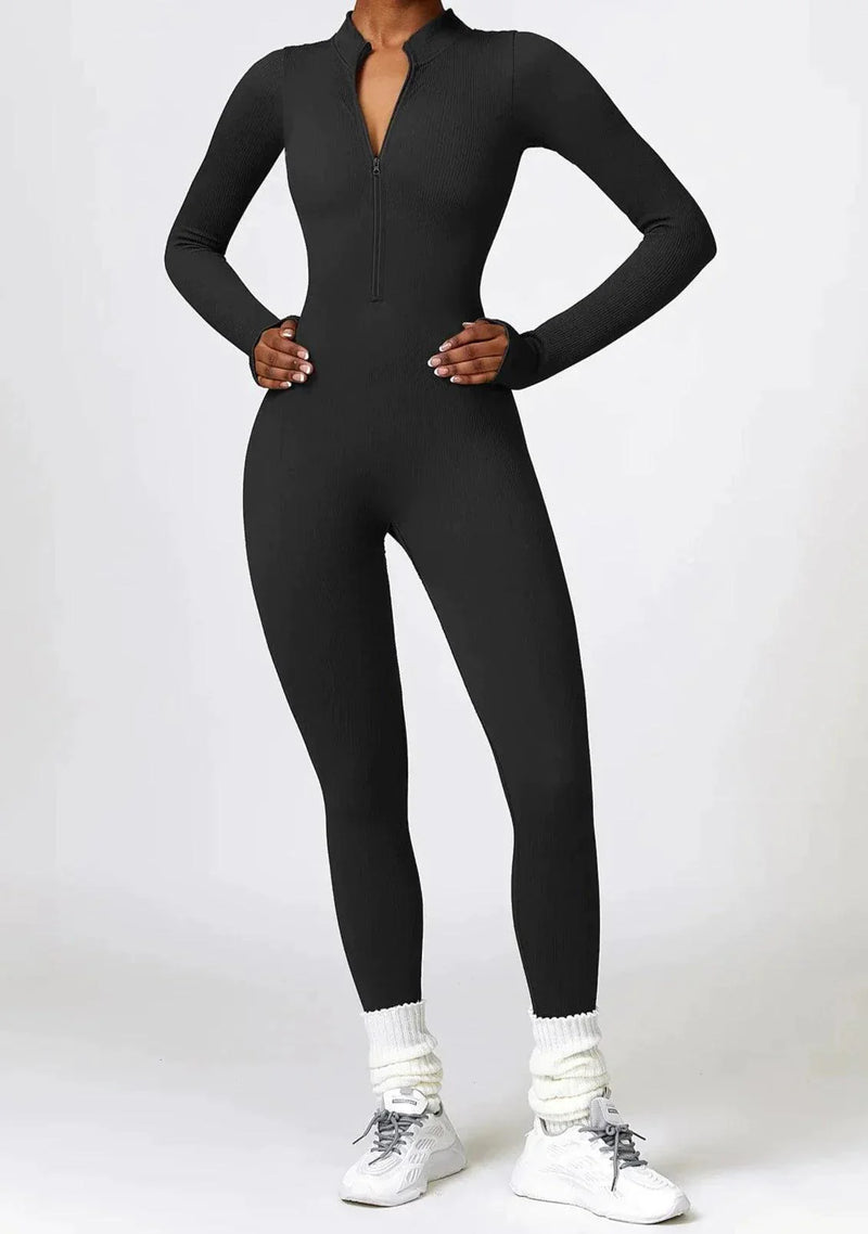 Luxe Full-Body Romper met Lange Mouwen - Lisa