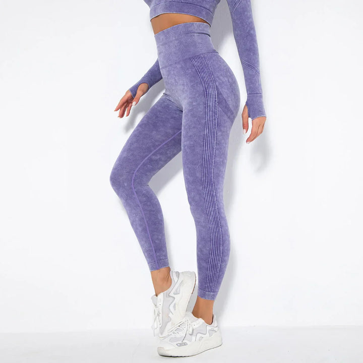 Naadloze Dames Yoga Set met Cropped Top - Nova