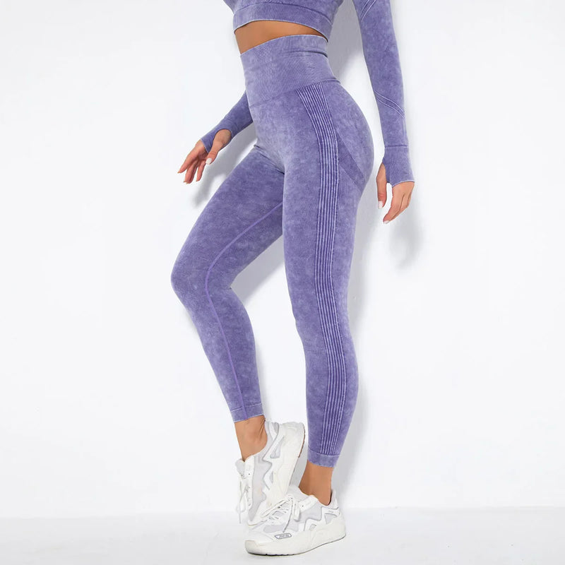 Naadloze Dames Yoga Set met Cropped Top - Nova