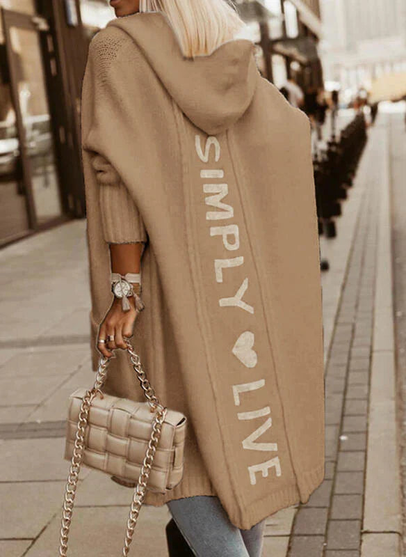 Trendy Oversized Damesvest - Amelie