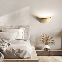 Halfronde LED Wabi-Sabi Wandlamp - ZenGlow