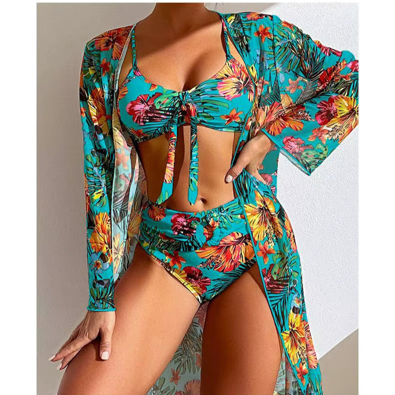 Bikiniset met Hoge Taille en Cover-up – Amira