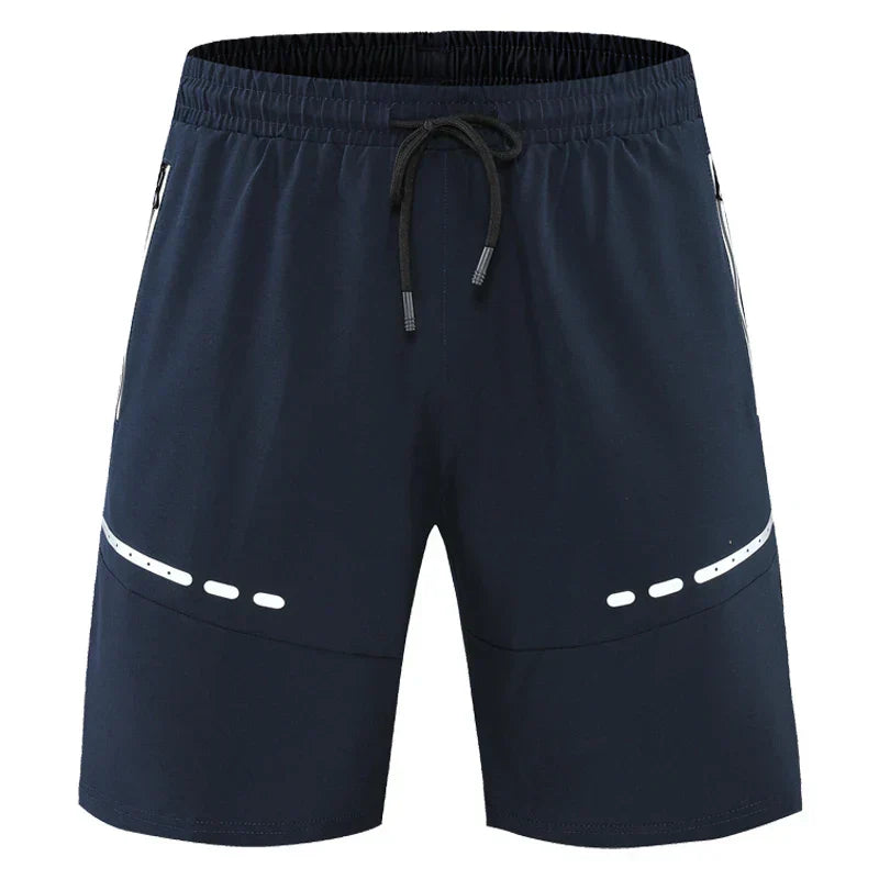 Sportieve & Stijlvolle Slim-Fit Trainingsshorts met Ritszakken – Kian