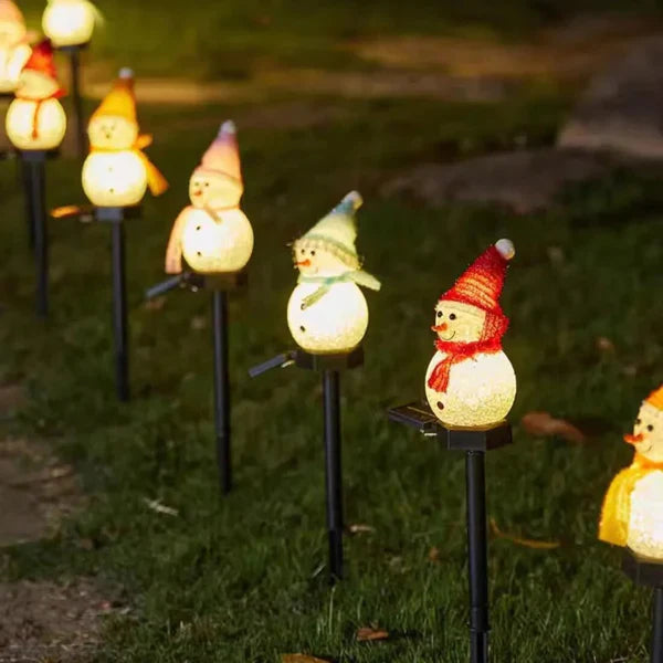 Zonne-energie Sneeuwpop Lamp - SolarSnow