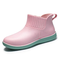 Dames Regenlaarzen waterdicht met gebreide schacht & antislipzool – Liora