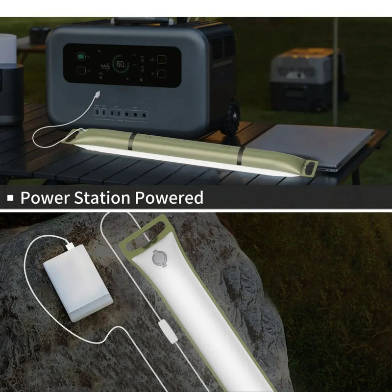 Opblaasbare Solar LED Buislamp - LumiGlow Pro