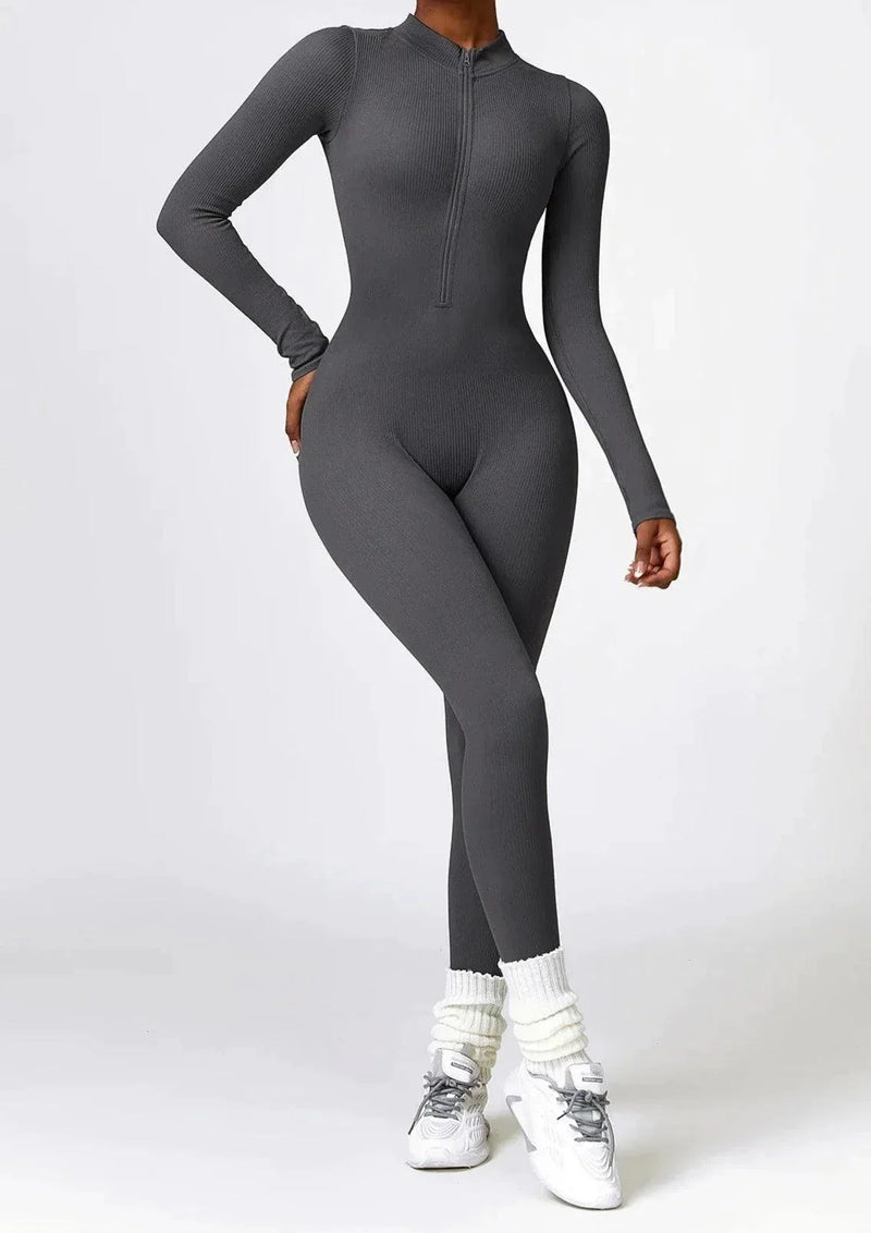 Luxe Full-Body Romper met Lange Mouwen - Lisa