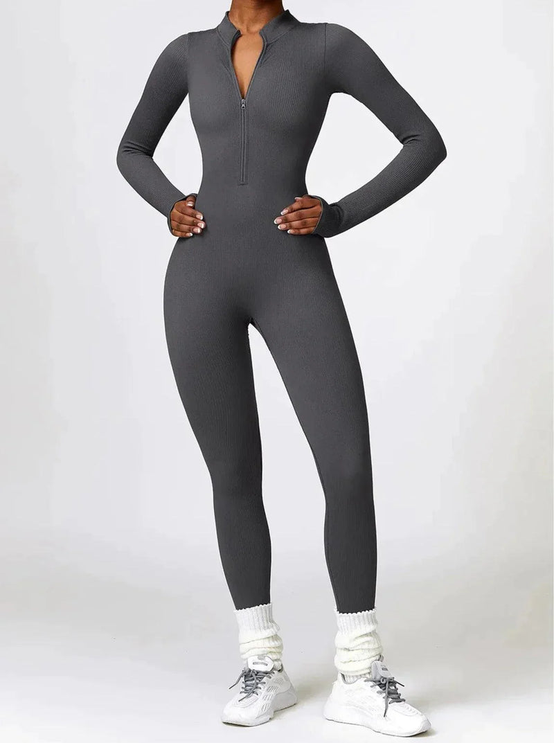 Luxe Full-Body Romper met Lange Mouwen - Lisa