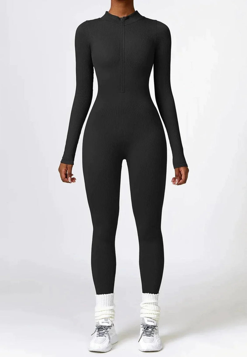 Luxe Full-Body Romper met Lange Mouwen - Lisa