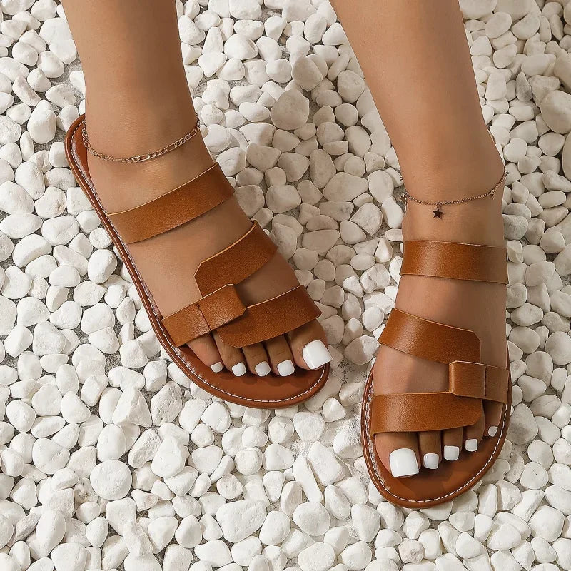 Verstelbare Dames Sandalen met Stevige Zool – Mira