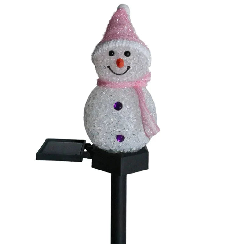 Zonne-energie Sneeuwpop Lamp - SolarSnow