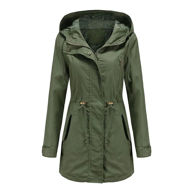 Stijlvolle Dames Jas met Capuchon – Marielle