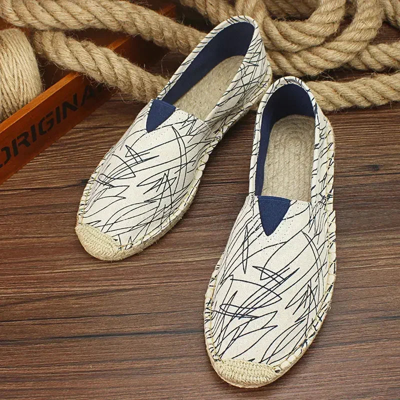 Heren Espadrille met Graffiti-Design – Elio