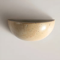 Halfronde LED Wabi-Sabi Wandlamp - ZenGlow