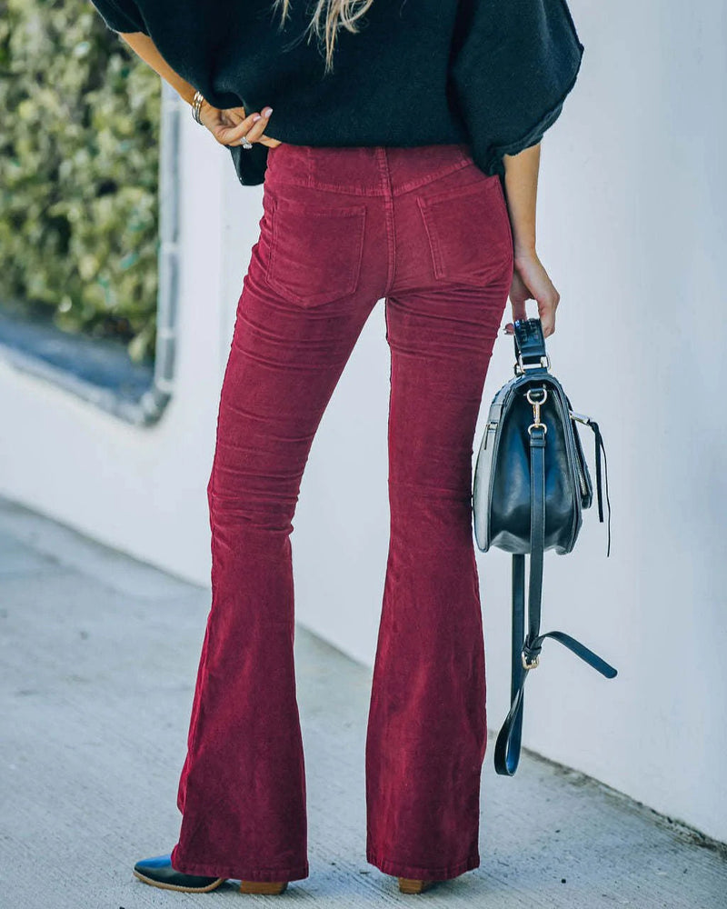 High Waist Flare Pants voor Dames – Noa