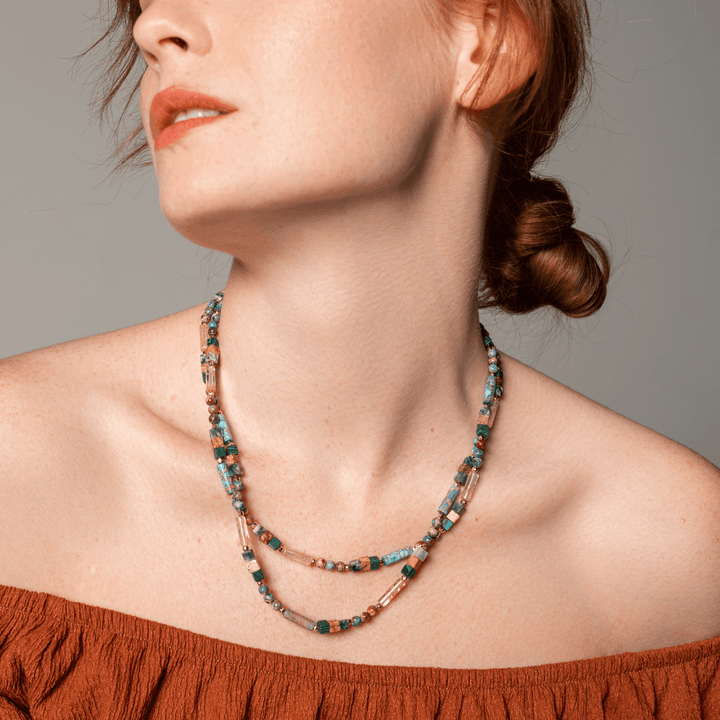 Edelsteen Choker Ketting - Isabella