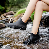 Dames regenlaarzen halfhoog & waterdicht met antislipzool – Nivara