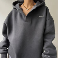 Trendy Oversized Dames Hoodie met Capuchon - Luna