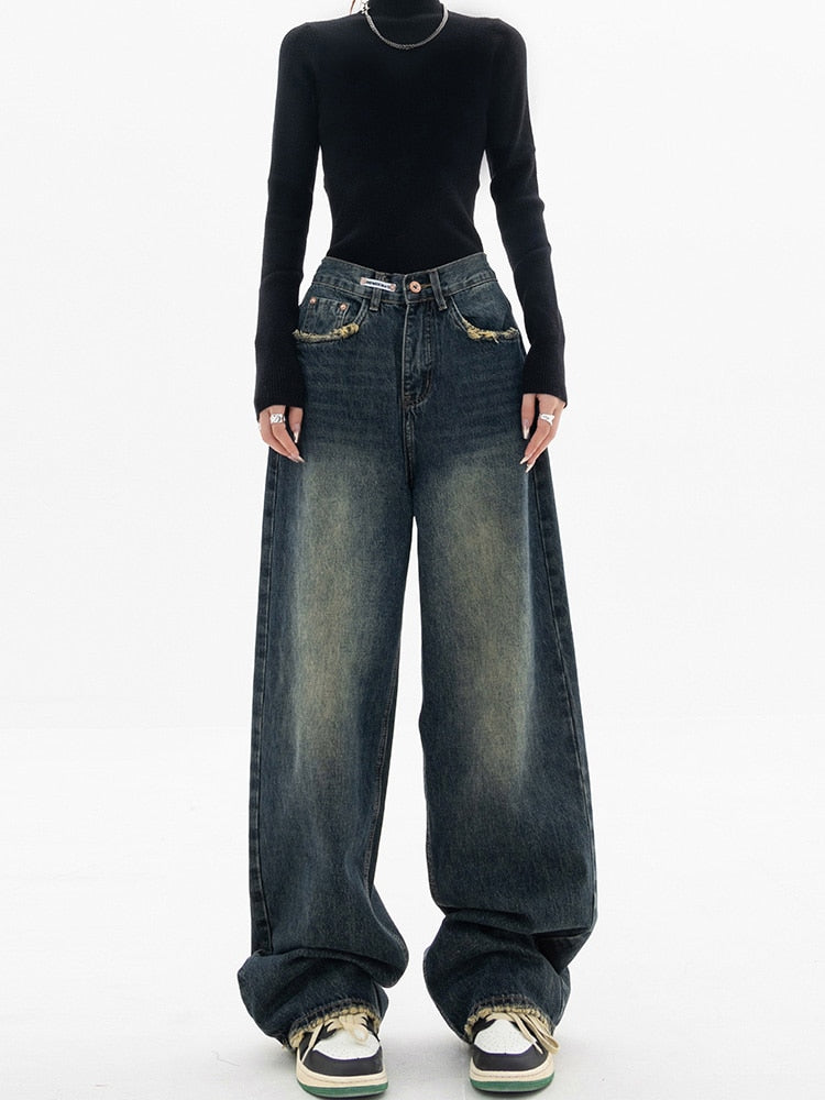 Vintage Baggy Dames Jeans - Aria