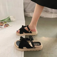 Espadrille Sandalen met Wikkelbanden - Sienna