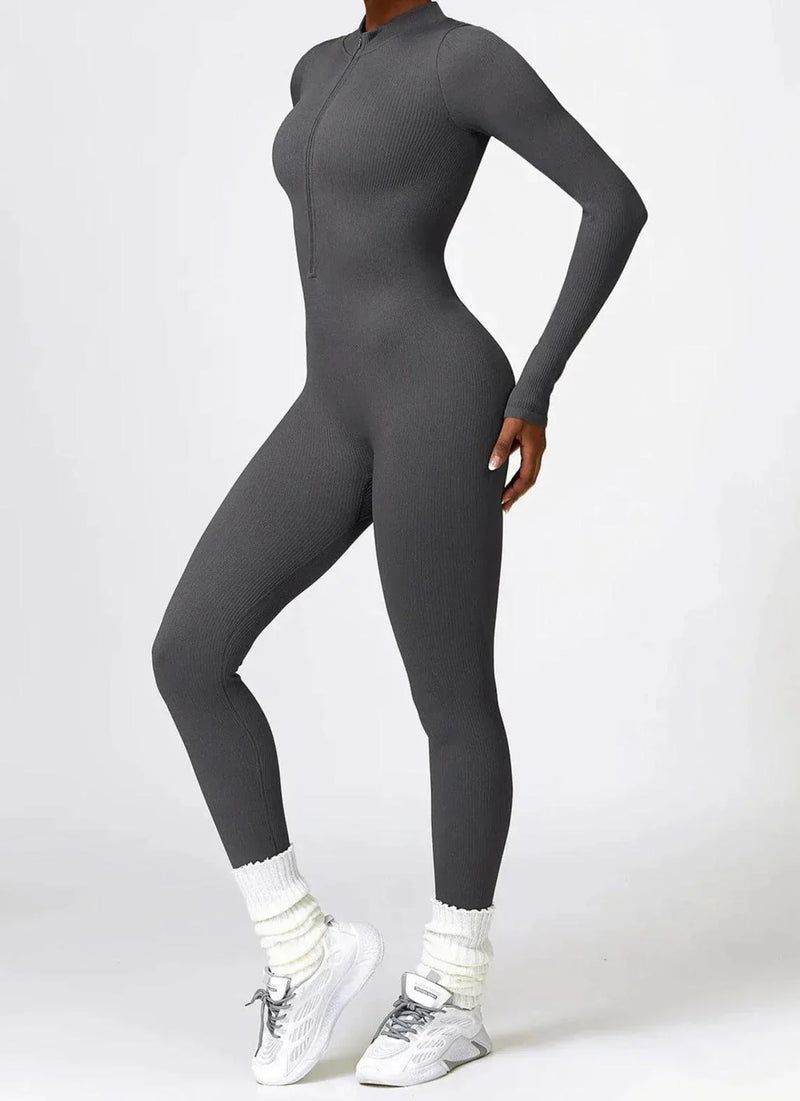 Luxe Full-Body Romper met Lange Mouwen - Lisa