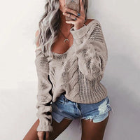 Oversized Dames Trui met Lange Mouwen – Thalia